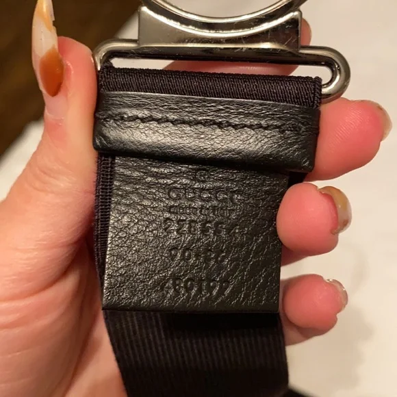 Authentic Gucci GG strap belt vintage